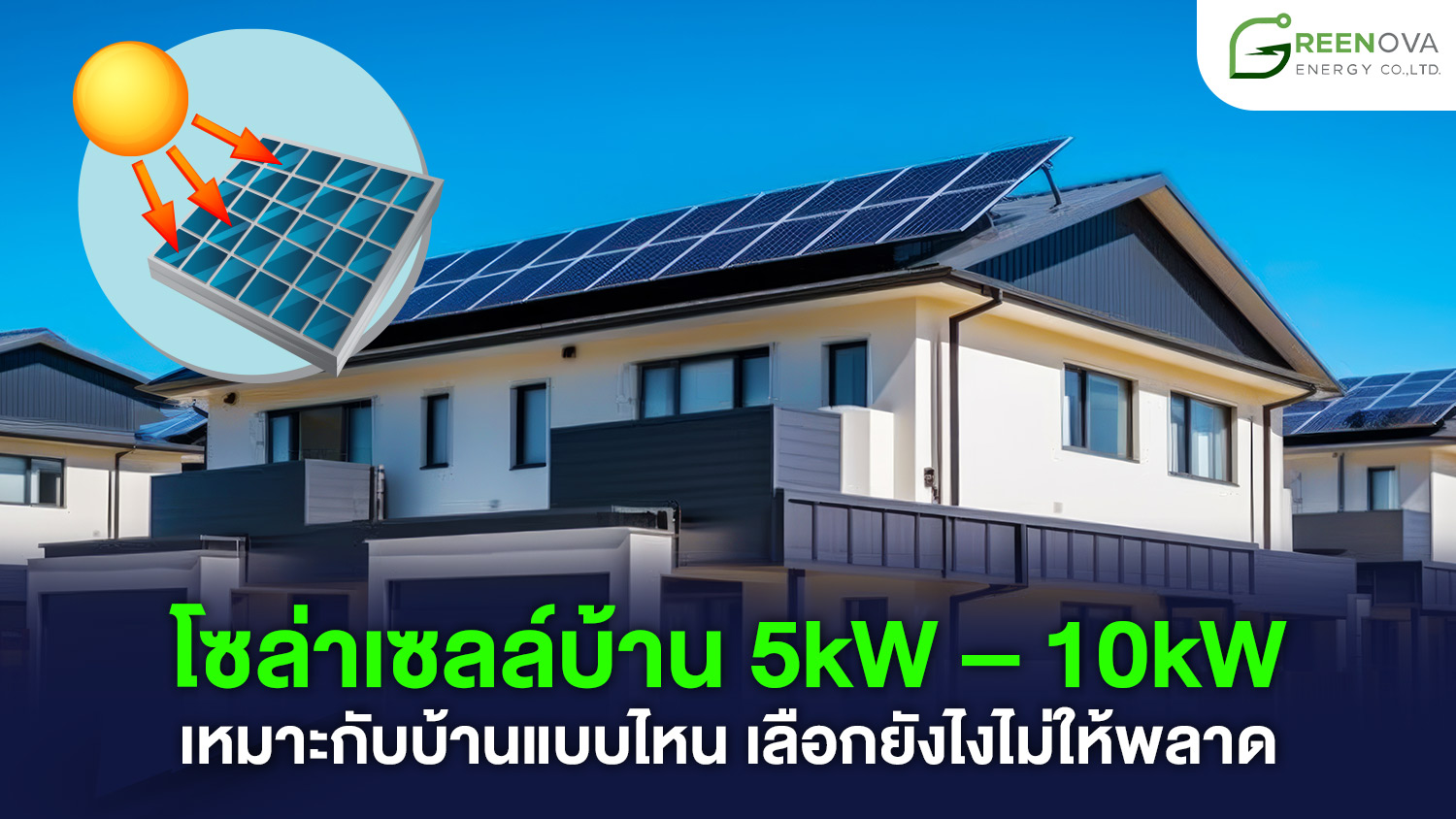 โซล่าเซลล์บ้าน 5kW